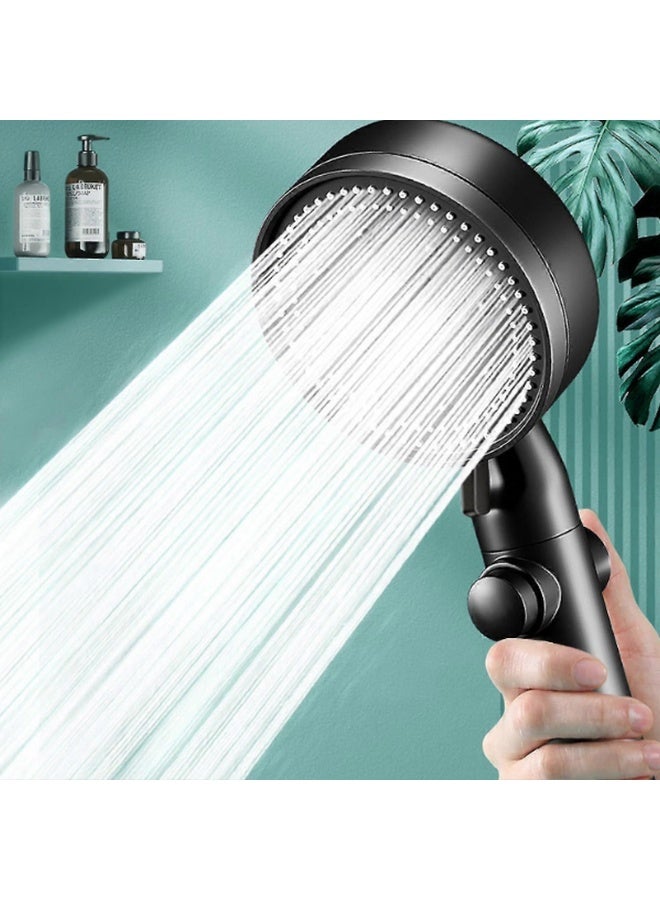 Kimaya 6 Functions Shower Head Shower Head With Handheld High Pressure-full Body Coverage Powerful Rain Water Softener Filtered Shower Head, 6 Spray Mod (Rich Black) - Image 1